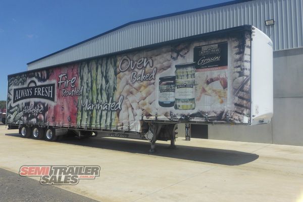 2009 Maxitrans 24 Pallet Dropdeck Curtainsider with Mezz Tautliner  image