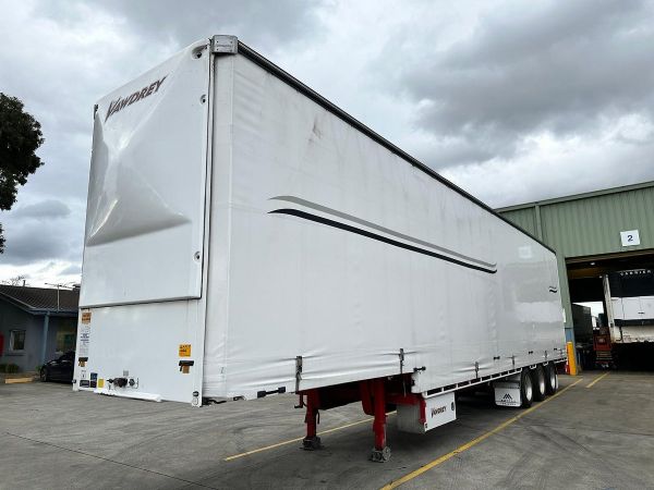 2020 Vawdrey St3 Od 24 Pallet Drop Deck Curtain Sider, 4.6M image