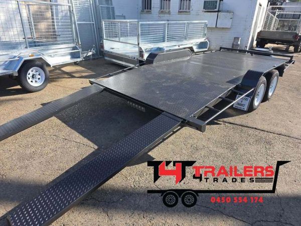 16×6.6ft Car Trailer 2.8T GVM with Electric Brakes on all 4 wheels image