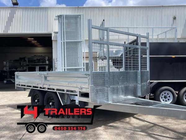 12×7 Table Top Trailer 3.5T GVM with Ramps and Headboard image