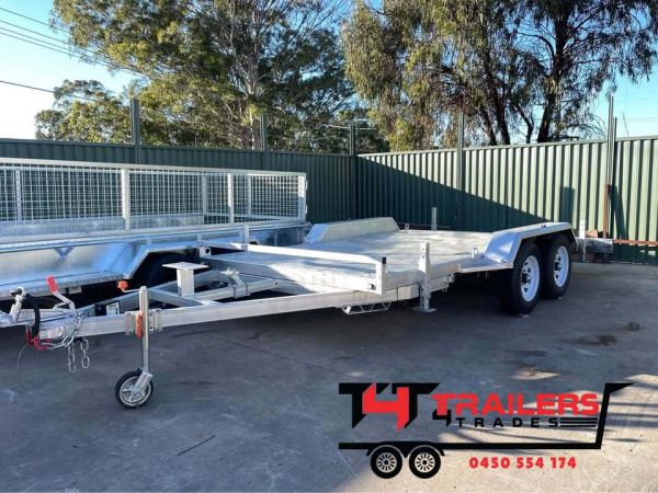 15×6.6ft Beaver Tail Car Trailer 3500kgs image