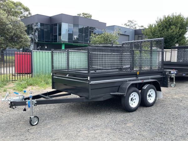 10×6 Box Trailer 2T GVM with Hard Mesh Ramp image