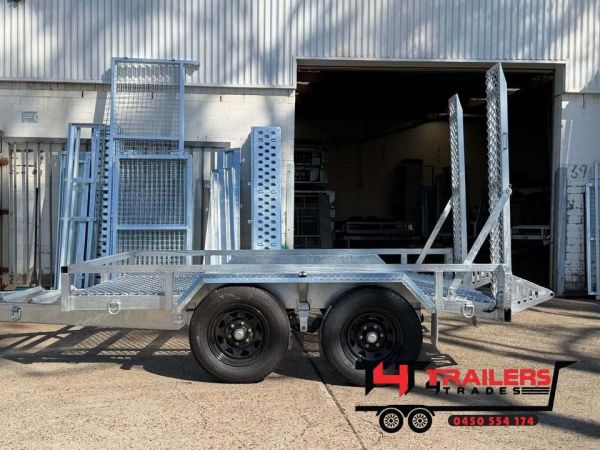 10×6 Plant Trailer 3.5T GVM with Adjustable Ramps image